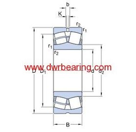 24132CCW33 SKF Spherical Roller Thrust Bearing , Roller Cage Bearing 160X270X109